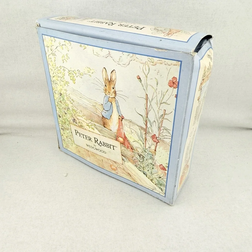 Wedgwood x Peter Rabbit Happy Birthday Bowl 1996 & Box England Frederick‎ Warne